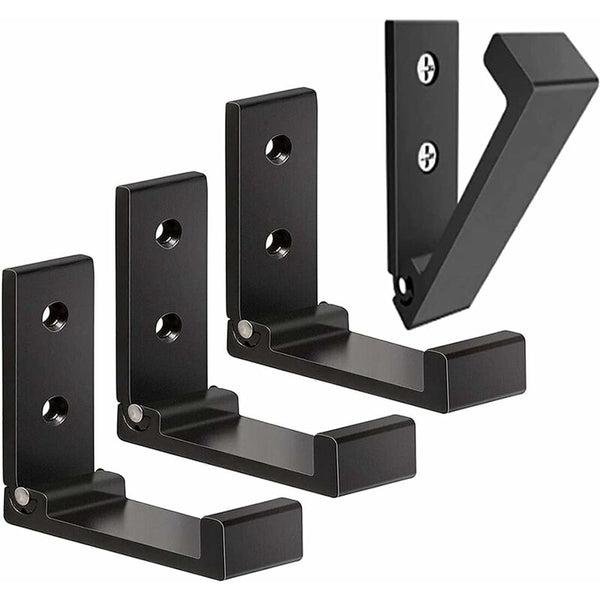 4 Pack Foldable Wall Hooks Invisible Coat Aluminum Alloy Hanging 90A Wall Hooks & Hangers