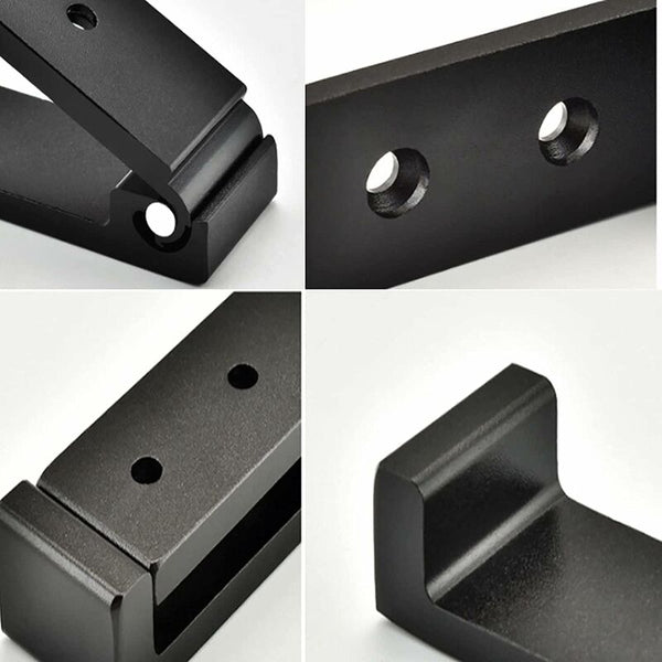 4 Pack Foldable Wall Hooks Invisible Coat Aluminum Alloy Hanging 90A Wall Hooks & Hangers