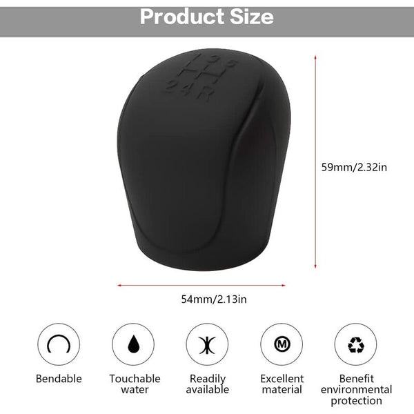 Car Gear Shift Knob Cover Silicone Wear Resistant Anti Scratch Other Car Interior
