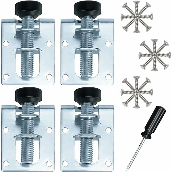 Furniture Leveling Feet M10 Galvanized Iron Pack Of 4 Furniture Parts