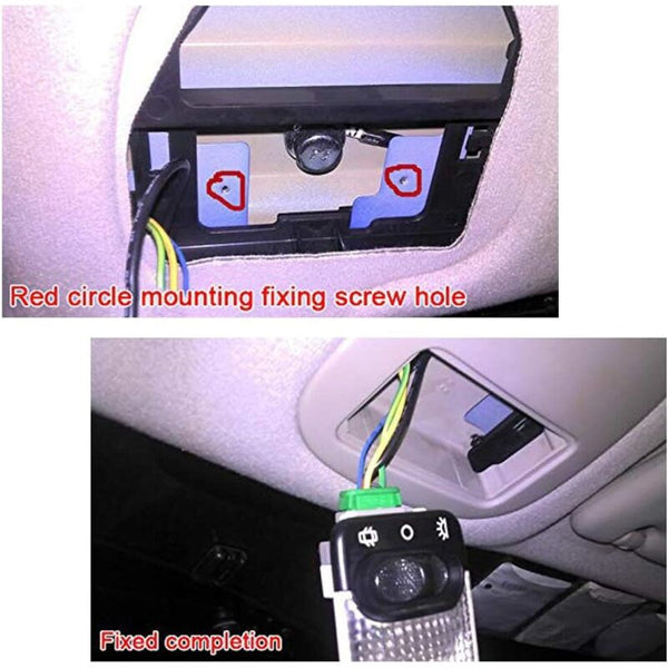 Interior Reading Light Panel Bulbs Car Ceiling Lamp For 206 207 C2 Reading Lights