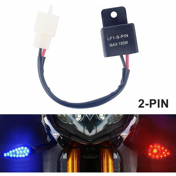 2 Pin 12V Led Flasher Relay For Car And Motorcycle Other Motorcycle Parts