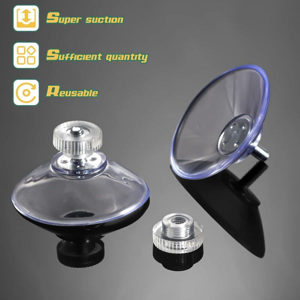 20 Pack 40Mm Clear Pvc Suction Cups With Screw Nuts For Car Shade Cloth Caravan Parts Accessories