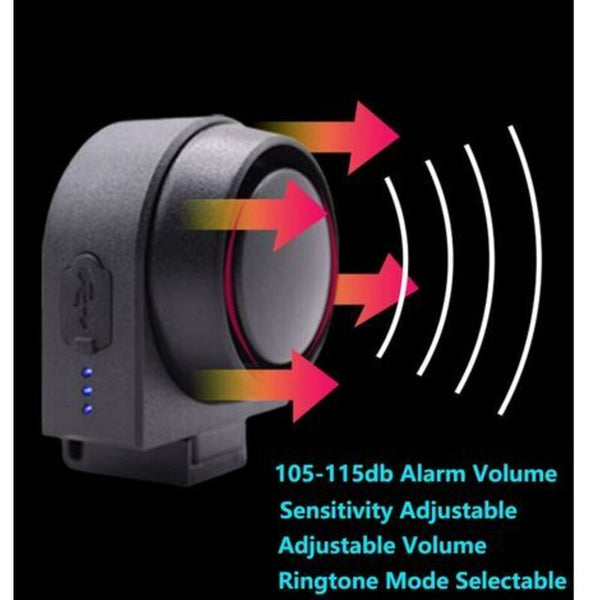 Anti Theft Alarm Wireless Remote Control Smart Waterproof Vibration Sensor For Alarm Systems