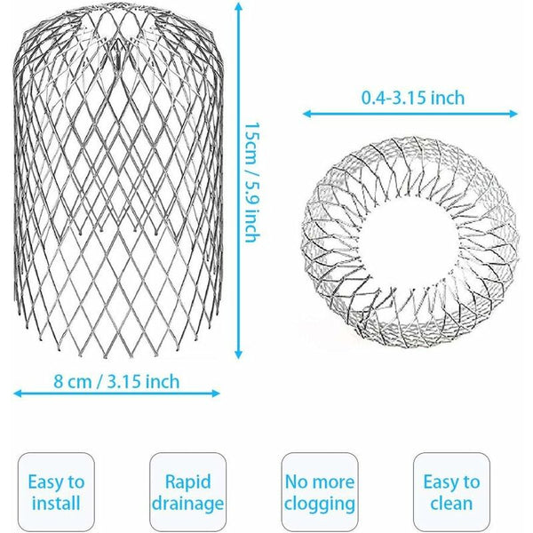 4 Flexible Aluminum Gutter Filters Leaf Guard Mesh Grille Gutter Guards