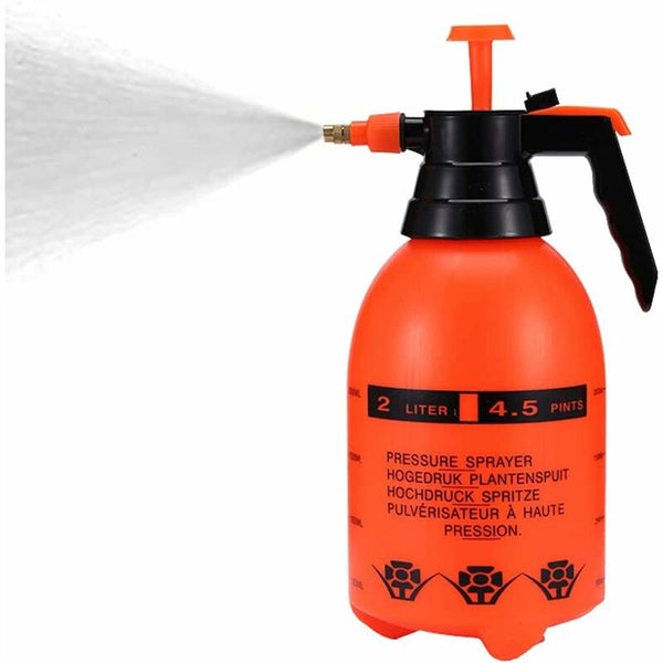 Garden Pump Sprayer 68 Oz/0.5 Gallon Hand Pressure Bottle With Adjustable Brass Nozzle For Watering Flower Lawn Garden Sprayers