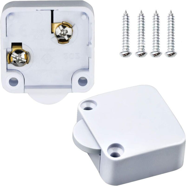 2 Piece Door Cabinet Switch Automatic Light For Closets White Cabinets & Cupboards