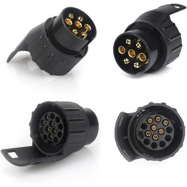 7 To 13 Pin Trailer Plug Adapter Car Tractor Caravan Connector Trailer Parts
