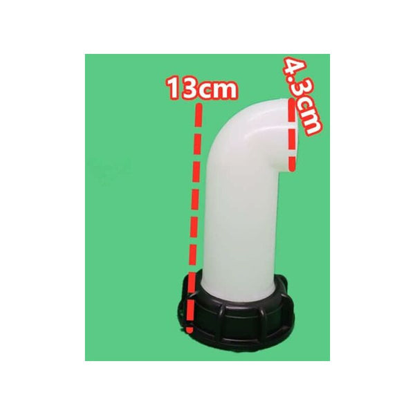 2 Pcs Water Tank Nozzle Valve Ibc Adapter 60Mm For Dead (White) Connectors Valves & Accessories