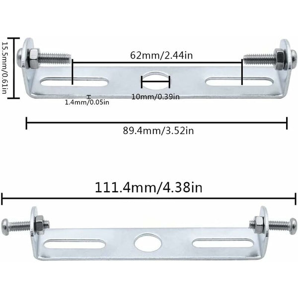 4 Pcs 90Mm Ceiling Light Pendant Plate For Mounting Cover Base Chandelier Chandeliers & Ceiling Fixtures