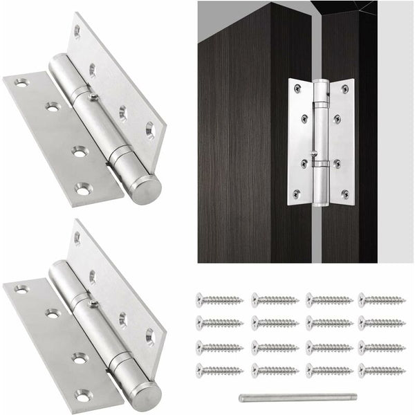 Automatic Door Closer With Stop Device Adjustable Spring Hinge Buffer For Commercial And Door Stops