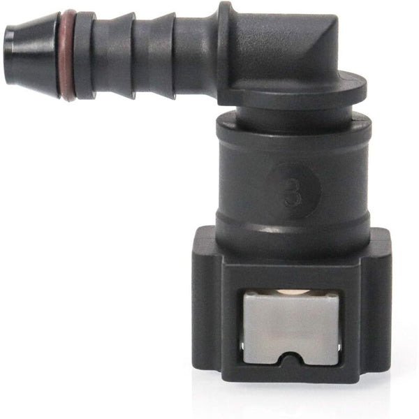 2 Pcs Car Fuel Line Connector 90 Degree Quick Plastic 7.89Mm Id6 Other Auto Tools & Supplies