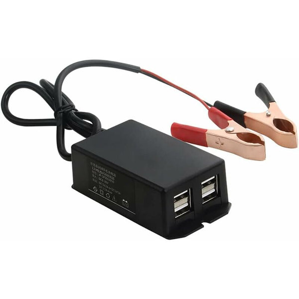 12V 24V To 5V Usb Power Adapterwaterproof Motorcycle Mobile Phone Charger Chargers & Cradles