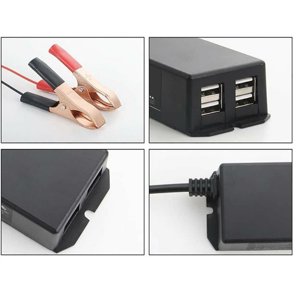 12V 24V To 5V Usb Power Adapterwaterproof Motorcycle Mobile Phone Charger Chargers & Cradles
