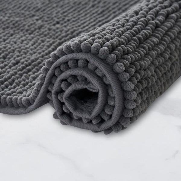 Super Absorbent Non Slip Chenille Bath Mat Machine Washable 40X60cm Bath Mats Rugs & Toilet Covers