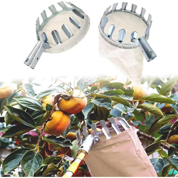 Fruit Picker 1 Collector Metal With Bag Cherry Diameter 16 Cm For Picking Other Garden Hand Tools & Equipment