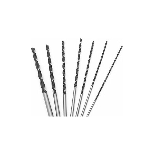 300Mm Extra Long Twist Drill Bit Set 7 Pcs High Carbon Hardened Steel 4 10Mm Wood Drilling Tool Wood Drill Bits