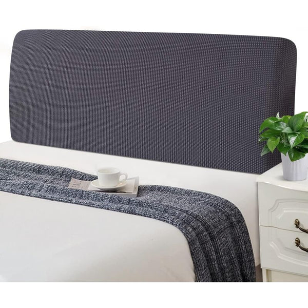 Stretch Headboard Covers Washable Padded Dustproof Jacquard Protective For Single Double King Slipcovers