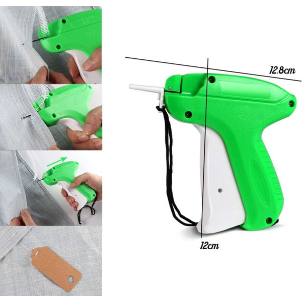 Labeling Machine Price Tag Gun Clothing Brand Labels With 1000 Paddle Threads (White 5Cm) + Spare Needles For Label Printers