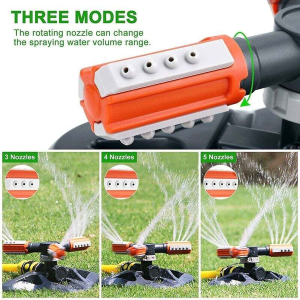 Garden Sprinkler Automatic Watering Irrigation System Large Area Covering 360 Rotating For Lawn Lawn Sprinklers & Sprinkler Heads