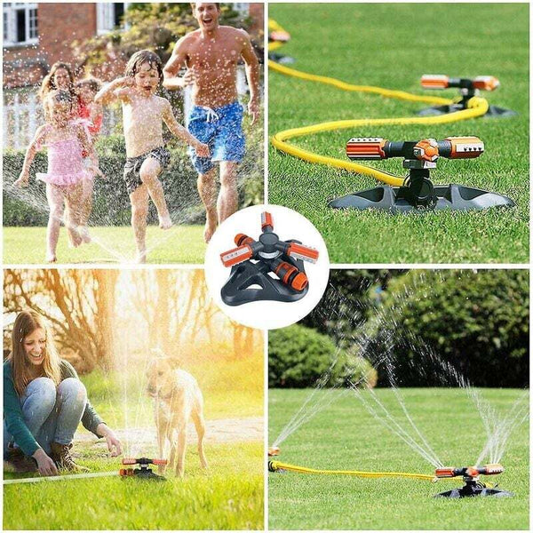 Garden Sprinkler Automatic Watering Irrigation System Large Area Covering 360 Rotating For Lawn Lawn Sprinklers & Sprinkler Heads