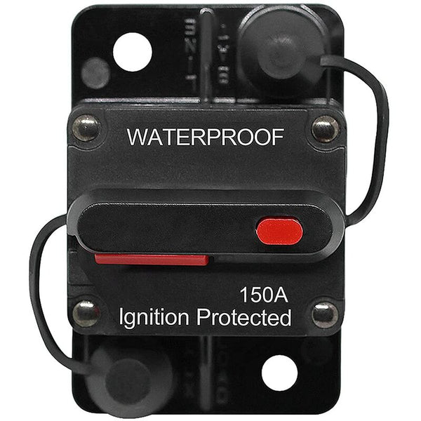 Car Circuit Breaker 30A 150A Dc 12V 48V Waterproof With Manual Reset For Auto Marine Boat Bike Circuit Breakers