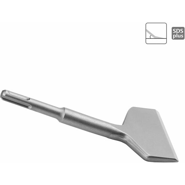 Sds Plus Flat Chisel 165Mm X 75Mm Angled Nose Professional Wide For Use In Ceramic Floor Tiles Other Hand Tools
