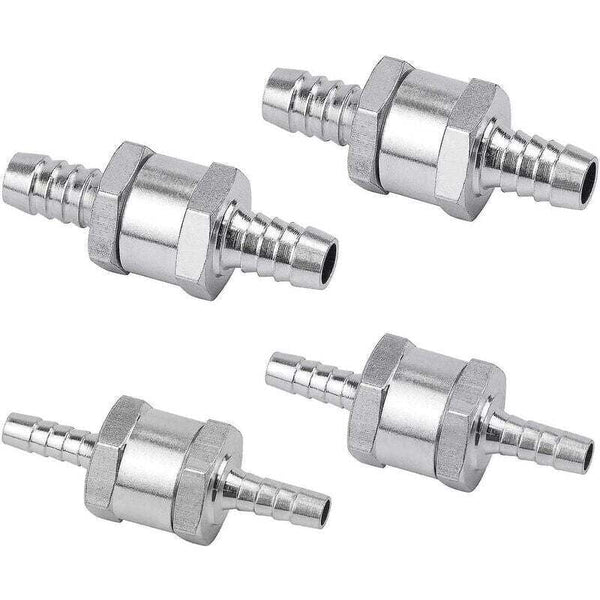 4 Pcs Set Non Return Valves 6/8/10/12Mm Aluminum Alloy Fuel With Arrow For Petrol Diesel Car Boat Motorcycle Other Motorcycle Parts