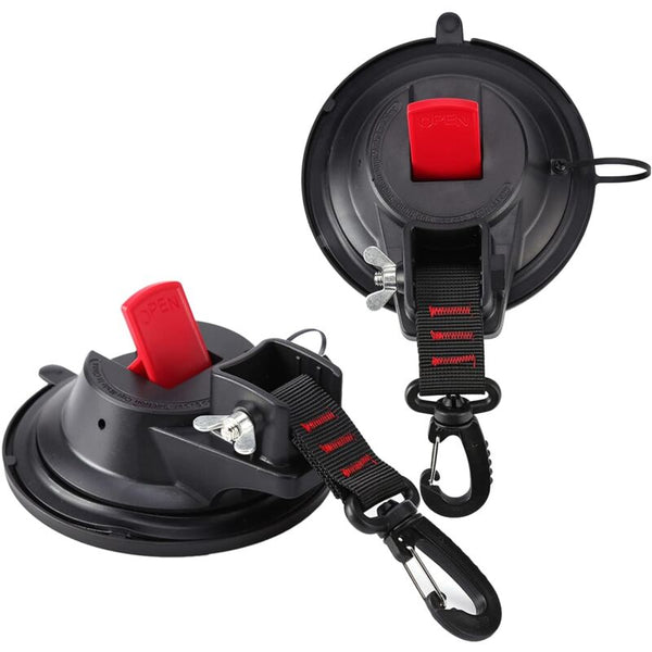 2 Pcs Strong Car Anchor Suction Cups With Hook Fixing For Side Awning Boat Camping Tarp Tents Luggage Tarps Tent & Canopy Accessories