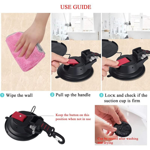 2 Pcs Strong Car Anchor Suction Cups With Hook Fixing For Side Awning Boat Camping Tarp Tents Luggage Tarps Tent & Canopy Accessories