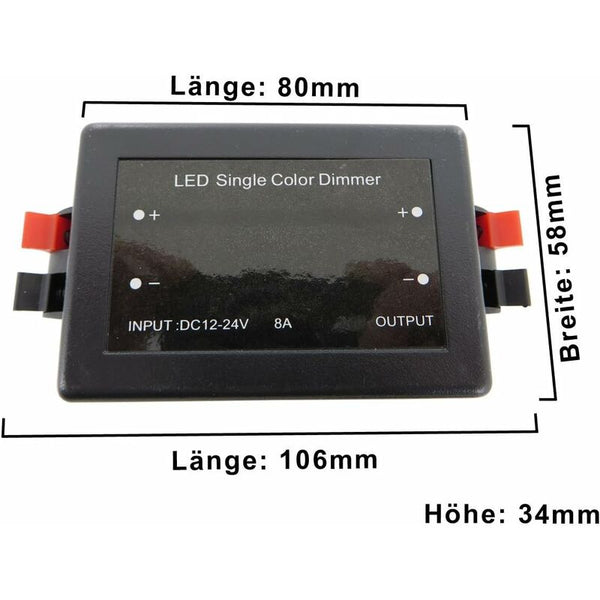 12V Wireless Led Dimmer Switch With Remote Control For All Types Of Dimmable Bulbs. [Energy Class A] Light Bulbs
