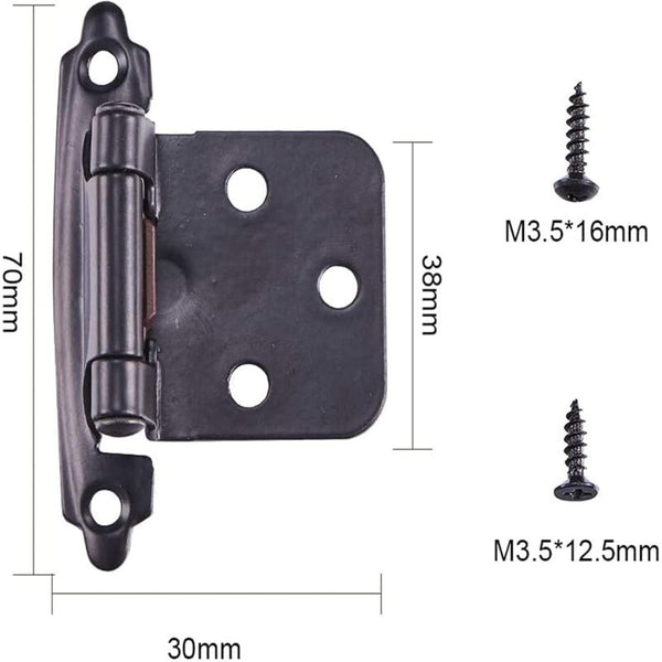 8 Pieces Stainless Steel Hinge Cupboard Door With Screws Furniture For Hinges Furniture Parts