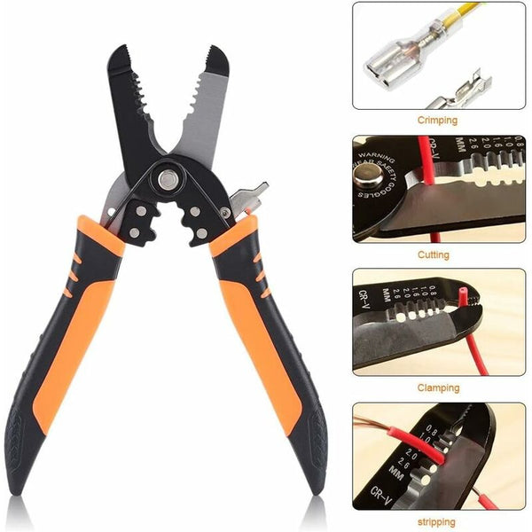 Wire Stripper Automatic Cable For Stripping Crimping Clamping Cutting Tool Hand Crimpers & Strippers