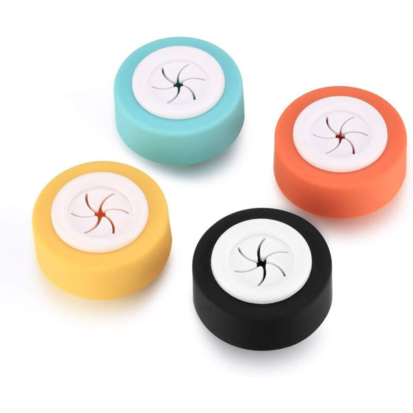 4 Pcs Dishcloth Holders Self Adhesive Bathroom Hooks Round Suction Cup Wall For Kitchen Racks & Holders