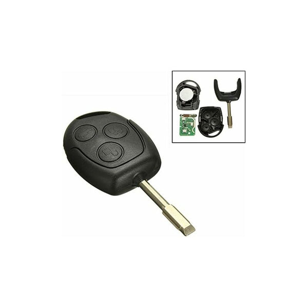 1 Pcs 3 Buttons 433Mhz Remote Entry Key Fob Ford/Mondeo/Fiesta/Focus/Ka Transit Car Keys Fobs & Remotes