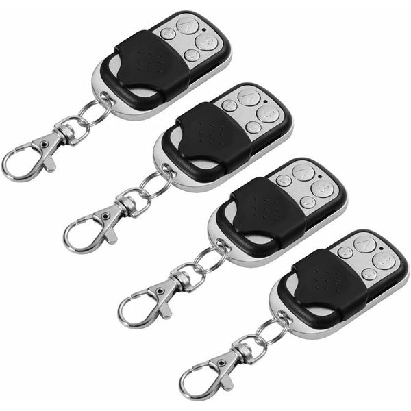 4 Pcs Set Universal Remote Controls For Automatic Doors Frequency 433.92 Mhz Fixed Code Garage Door Remotes
