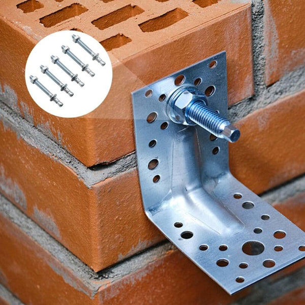10X M10 Galvanized Heavy Duty Metal Anchor Plugs For Balustrades & Curtain Walls Curtain Poles & Accessories