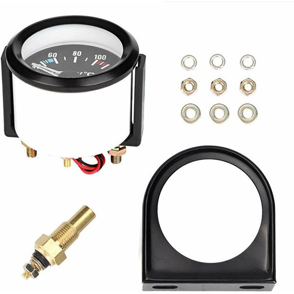 Car Water Temperature Gauge Meter 2Inch 52Mm Other Instruments & Gauges