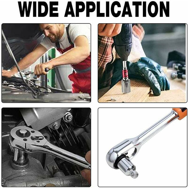 4 Pcs Ratchet Adapter Socket 1/2 To 3/8 1/4 Reducer For Sockets And Ratchet Wrenches