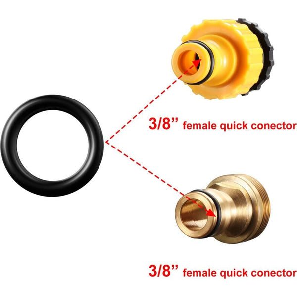 50 Pcs Pressure Washer O Rings Replacement For 1/4 Inch 3/8 M22 Quick Connect Coupler (O Pcs) Pressure Washer Parts