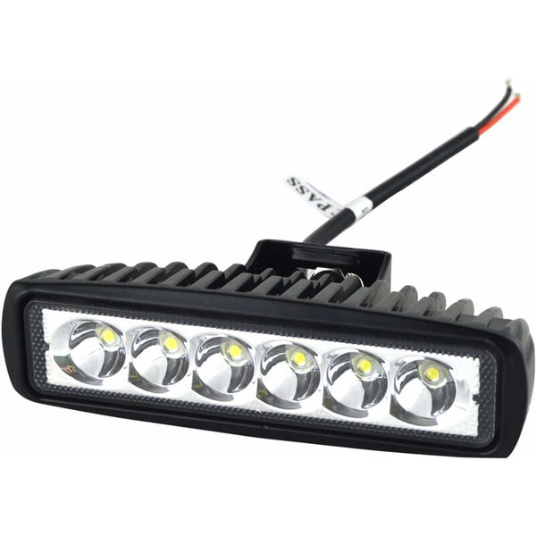 2 X 6" 18W Led Work Light Bar Spot Off Road Truck Suv 4Wd Driving Fog Lamps(2X18 Fgb Spot) Torches & Work Lights