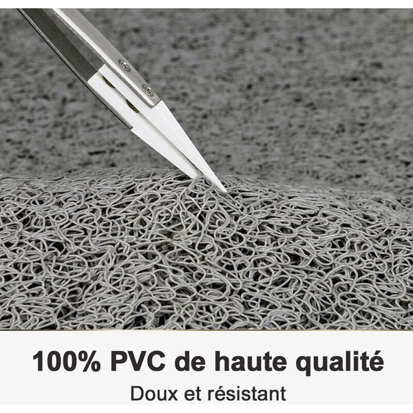 Non Slip Pvc Loofah Shower Mat With Drainage Holes 60Cm Bath Mats Rugs & Toilet Covers