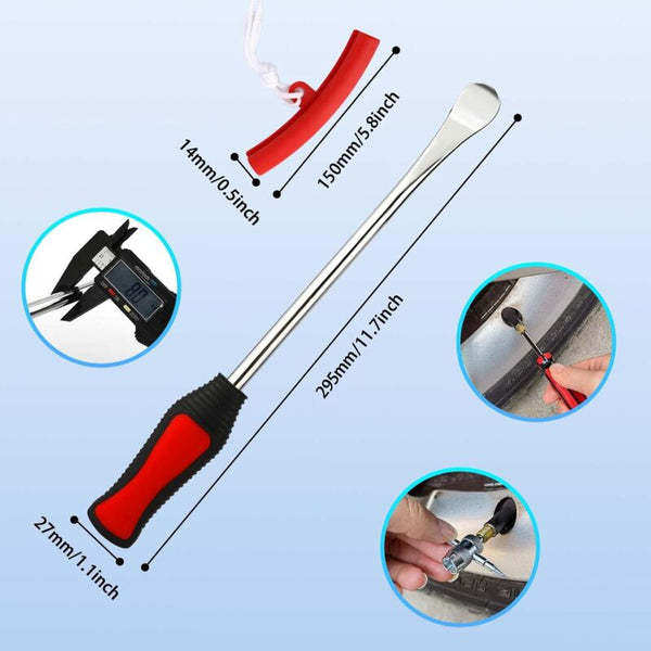 Tire Lever 23 Suits Levers Wheel Rim Protectors Tool Kit 10 Valve Caps And For Motorcycle Bike Tyre Accessories