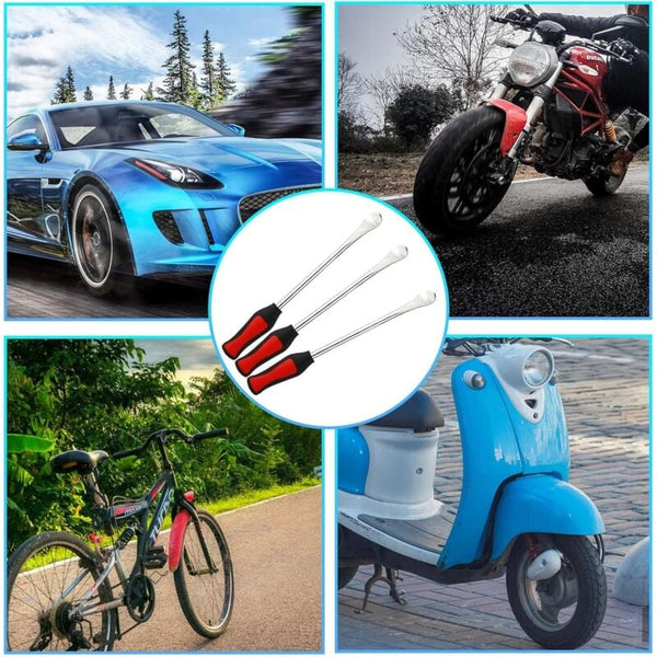 Tire Lever 23 Suits Levers Wheel Rim Protectors Tool Kit 10 Valve Caps And For Motorcycle Bike Tyre Accessories