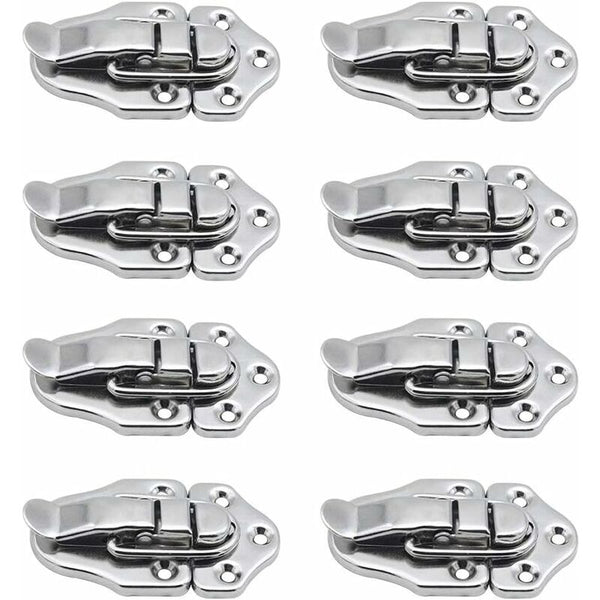 8 Toggle Clasp Latches Lock Lever For Jewelry Box Gift Boxes Toolbox Suitcase And Chest Silver Jewellery Boxes