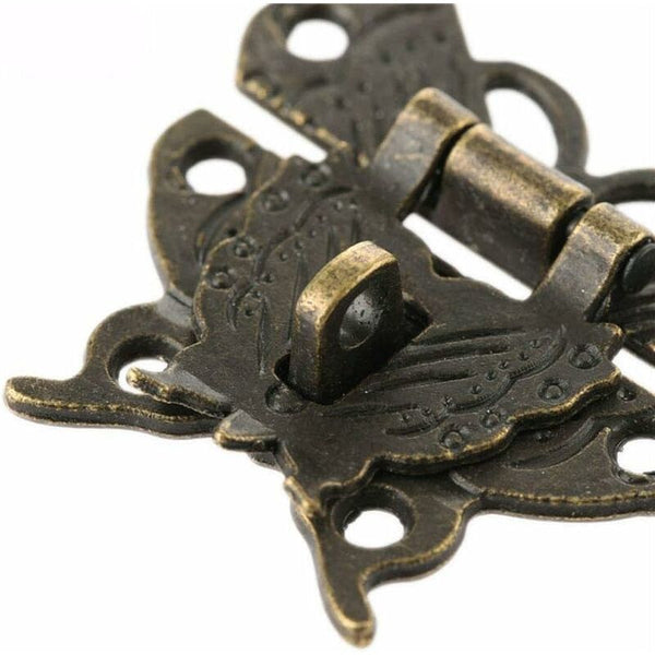 Antique Style Zinc Alloy Hasp Latch Locks Set Of 2 Door Locks & Lock Mechanisms