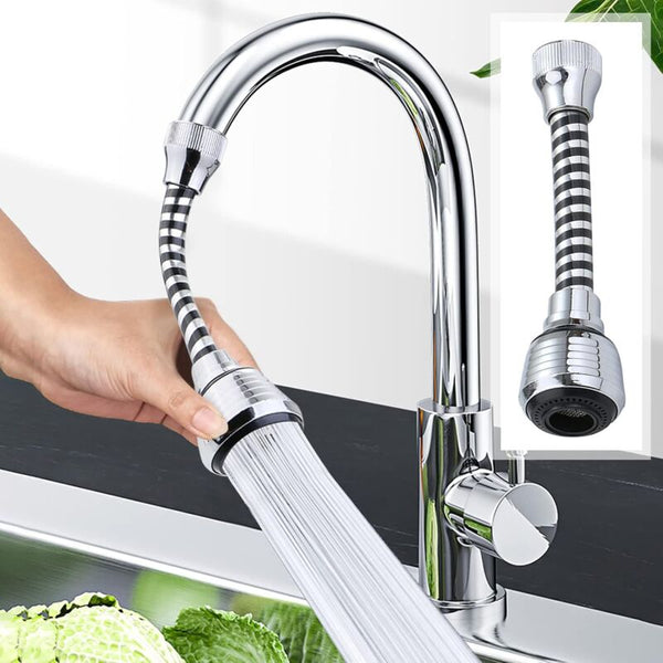 360 Flexible Kitchen Faucet Sprayer Head Water Saving & Easy Clean Kitchen Taps