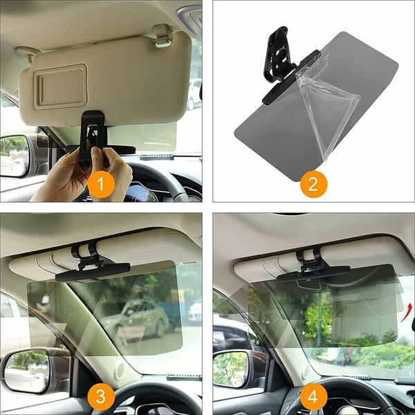 Car Sun Visor Extender Adjustable Extension Anti Glare For All Cars Vans And Exterior Sun Visors
