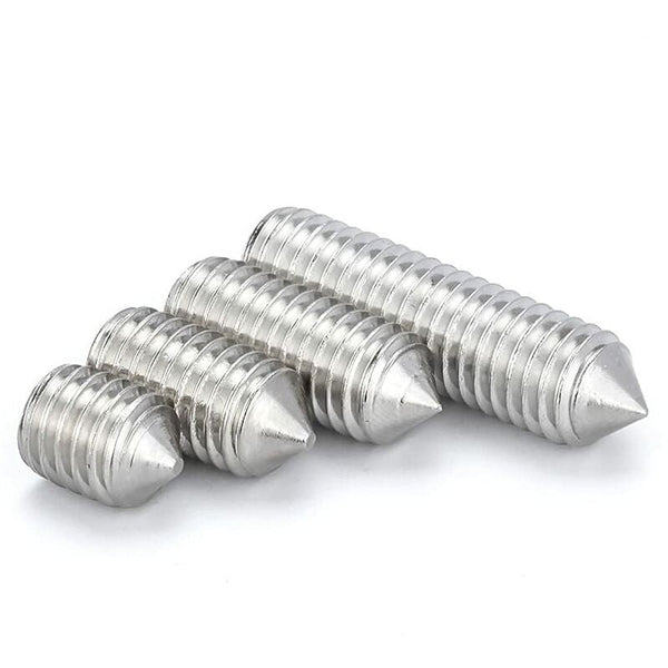M6 Conical Grub Screws Stainless Steel Hexagon Allen Fasteners Point M6a20mm20 Pcs Screws & Bolts