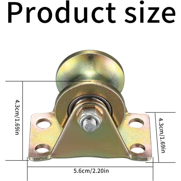 4 Pcs U Groove Lifting Pulley Wheel For Sliding Doors & Gates Sliding Door Hardware